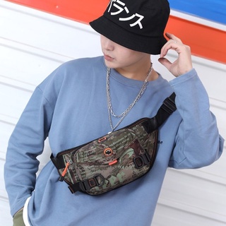 Tas Selempang pria Tas Waistbag pria Waterproof Anti Air Import - Dark Green