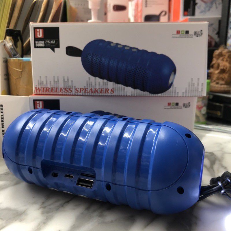 Speaker Bluetooth + Senter PK-02