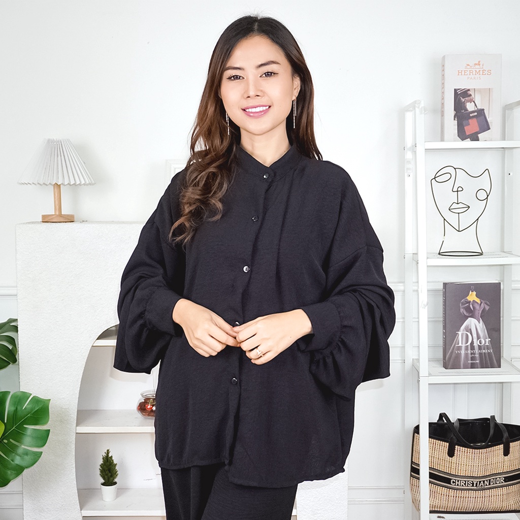 AFI - MC - ⭐️ PREMIUM AIRFLOW CRINCLE ⭐️ Devana Blouse CRINCLE