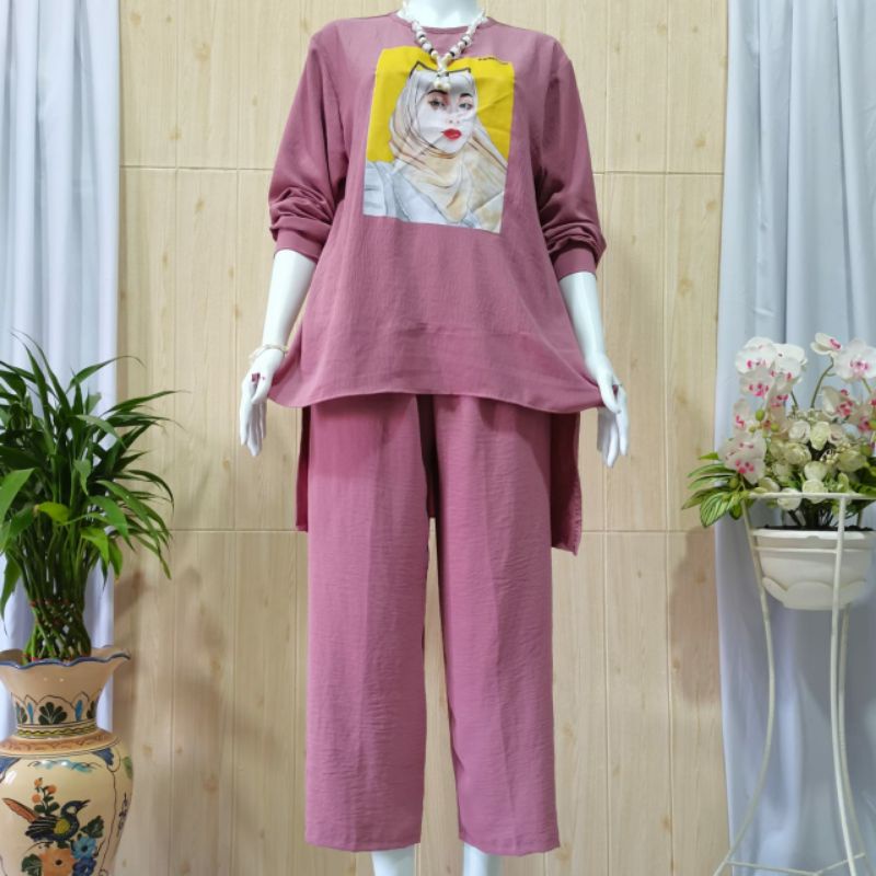 SETELAN VIRALL CRINKLE AIRFLOW