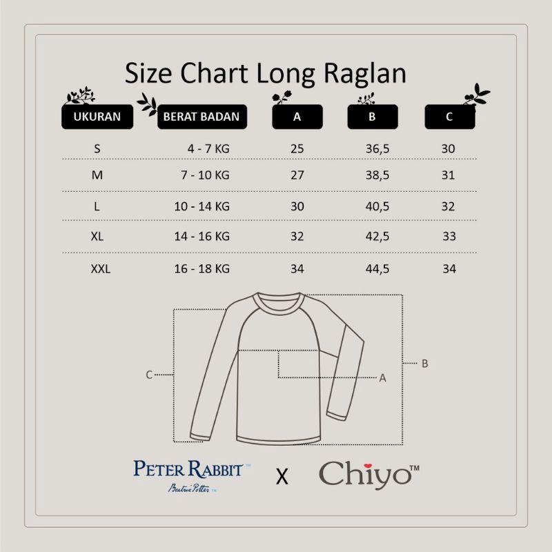 CHIYO- Setelan Oblong Panjang Celana Panjang (SUPER COTTON)