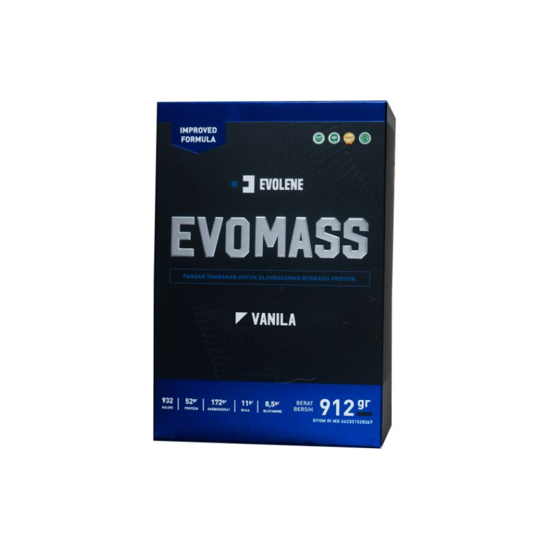evomass 912gr Gainer halal BPOM
