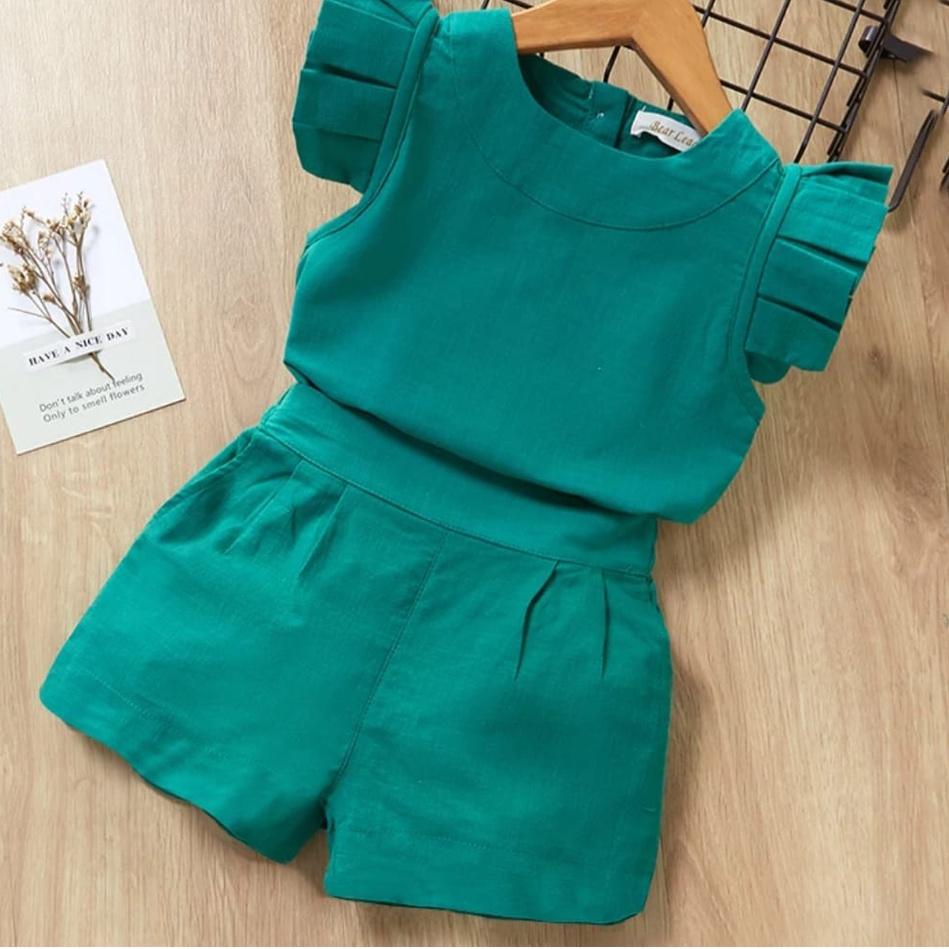 Recomended Setelan anak perempuan Baju anak perempuan monoea set rempel anak perempuan