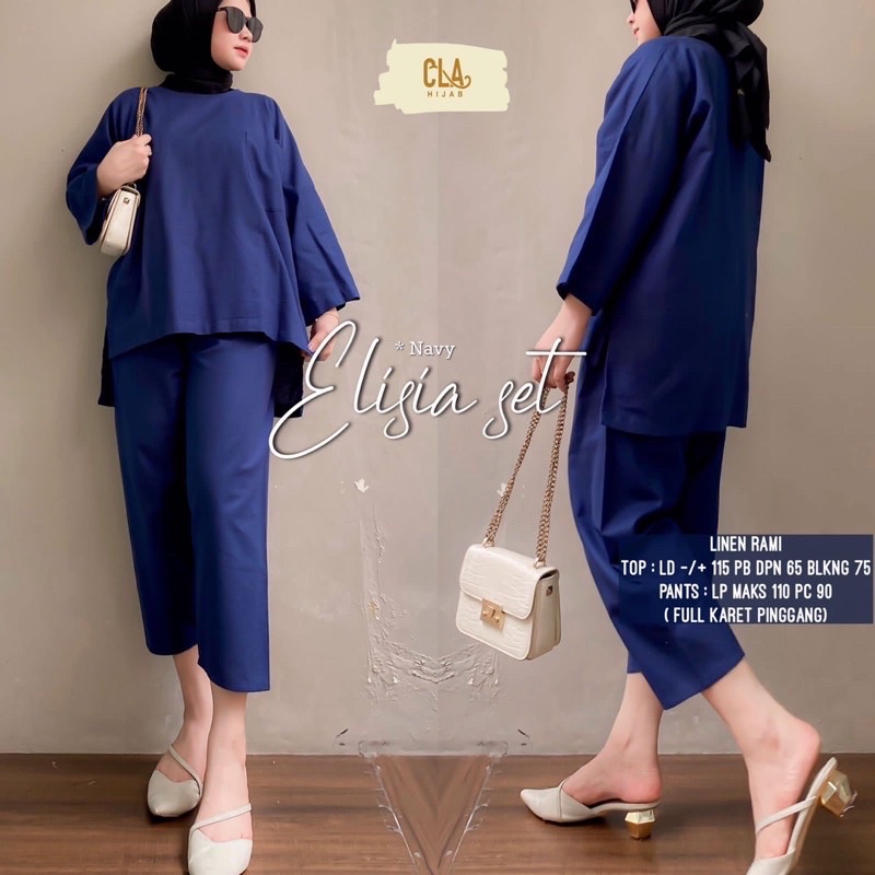 Setelan Wanita Elisia Jumbo Set RAYON PREMIUM | Setelan Wanita Kekinian Viral | Rayon Premium | JUMBO | SETELAN PIYAMA | PREMIUM QUALITY | COD