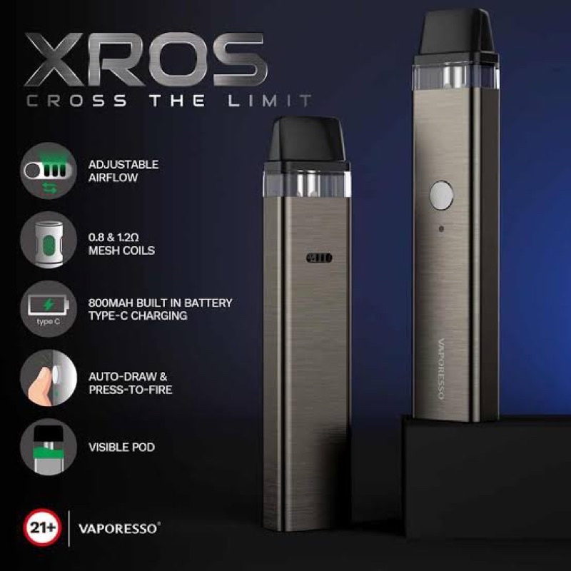 TERBARU VAPOORESO XROSS ORIGINAL FULL SET 800mAh