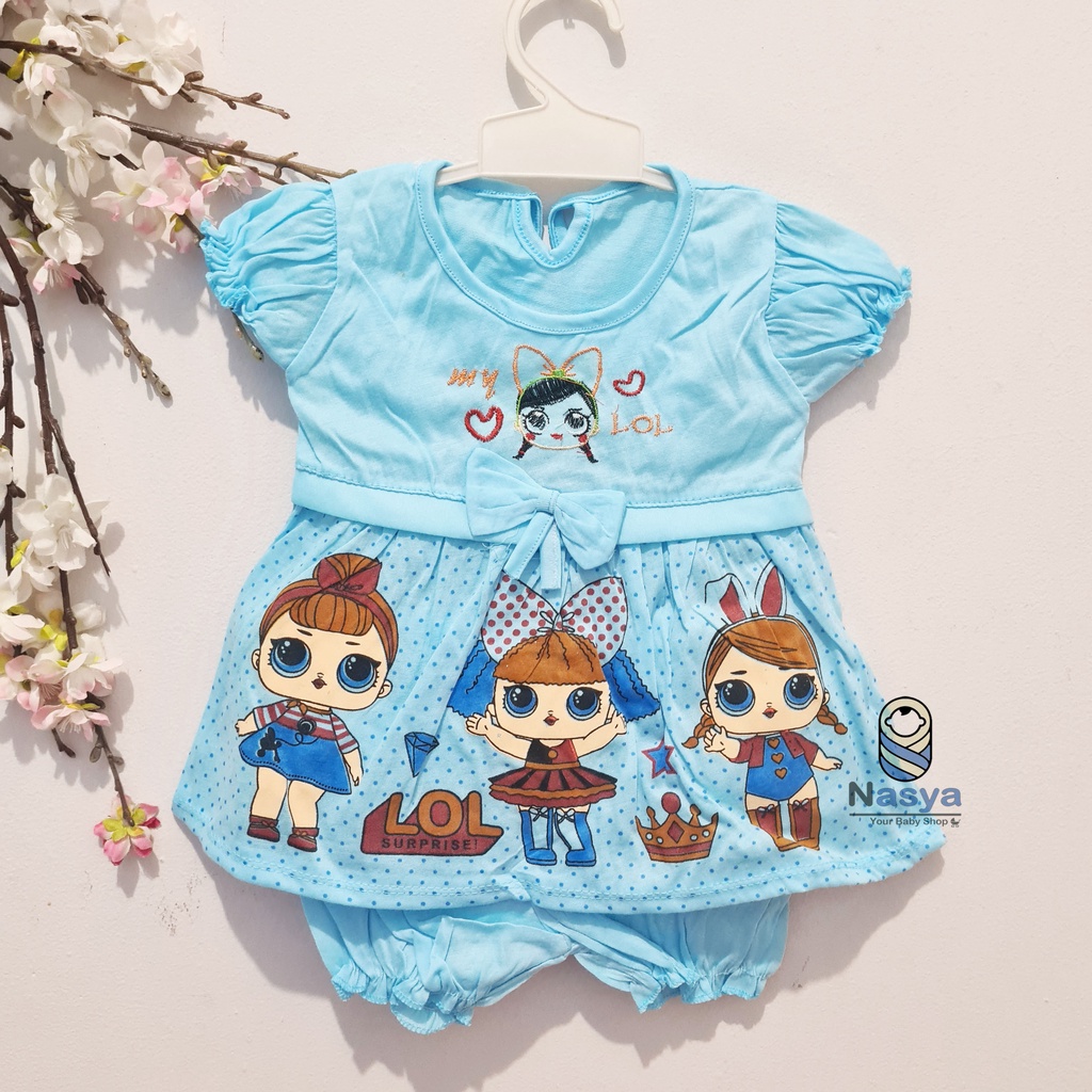 [N-053] Setelan baju Bayi Perempuan Lucu (3-6 bulan)