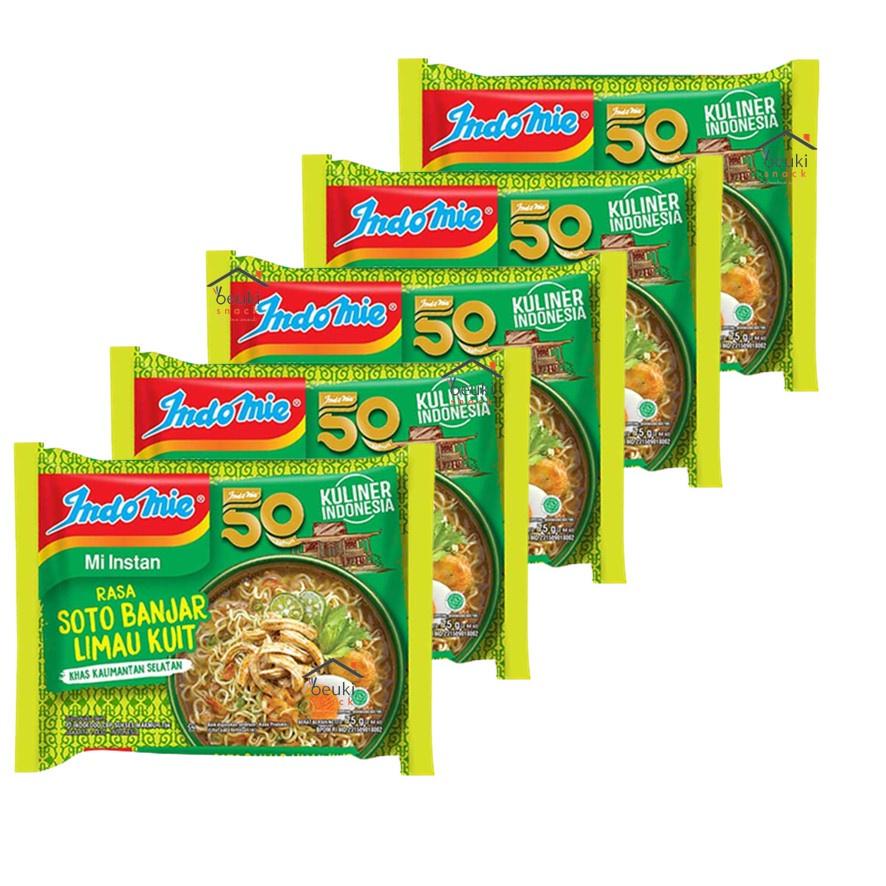 

coded2D7p--5PCS Indomie Kuliner Indonesia Kuah Soto Banjar Limau Kuit Khas Kalimantan Selatan