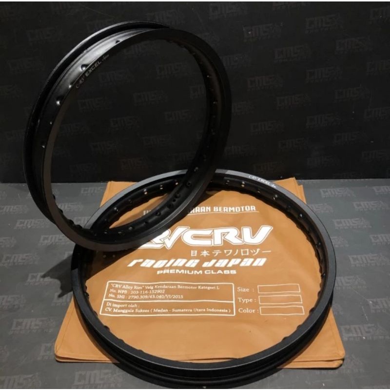 Velg veleg pelek lingkar aloy alloy velek crv hitam excel 18 215 21 160 kulit jeruk kuljer