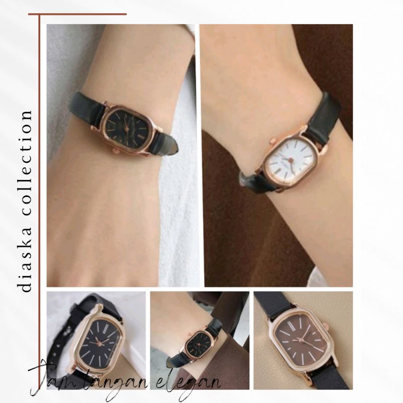 Jam Tangan Wanita Kecil Elegan Analog Quartz Korean Fashion (002K)