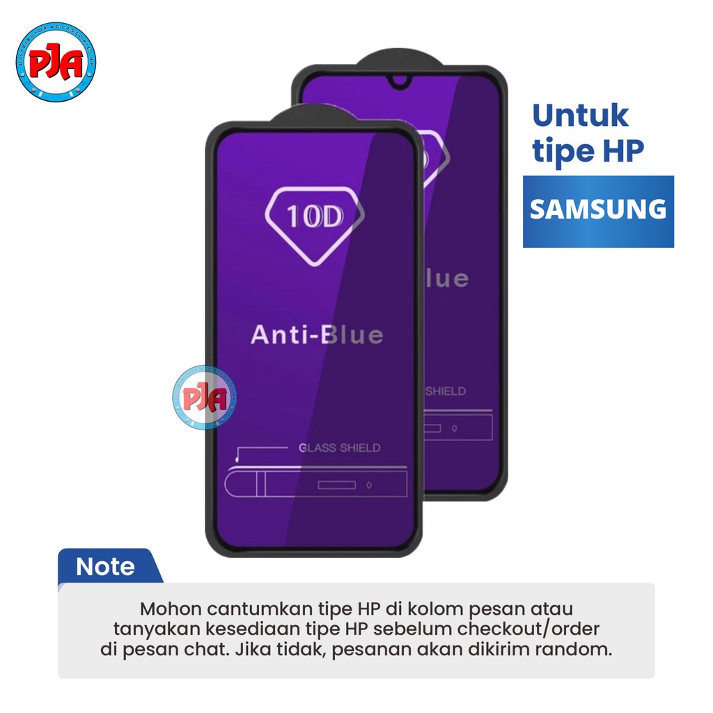 Tempered glass TG Anti Gores Blue light Antiradiasi Samsung A21 A21S A31 A12 A22 A32 A33 A52 A51 A71