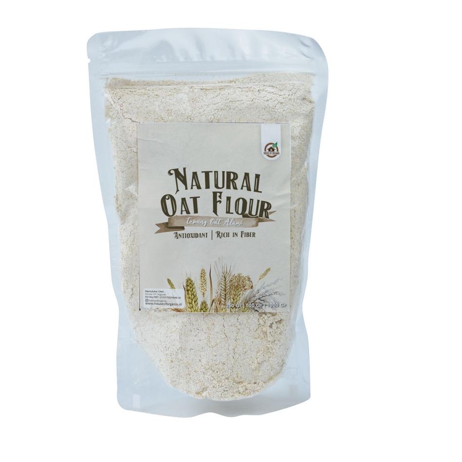 

KodeD8p3O--House Of Organix Natural Oat Flour / Tepung Oat Alami 250 Gr