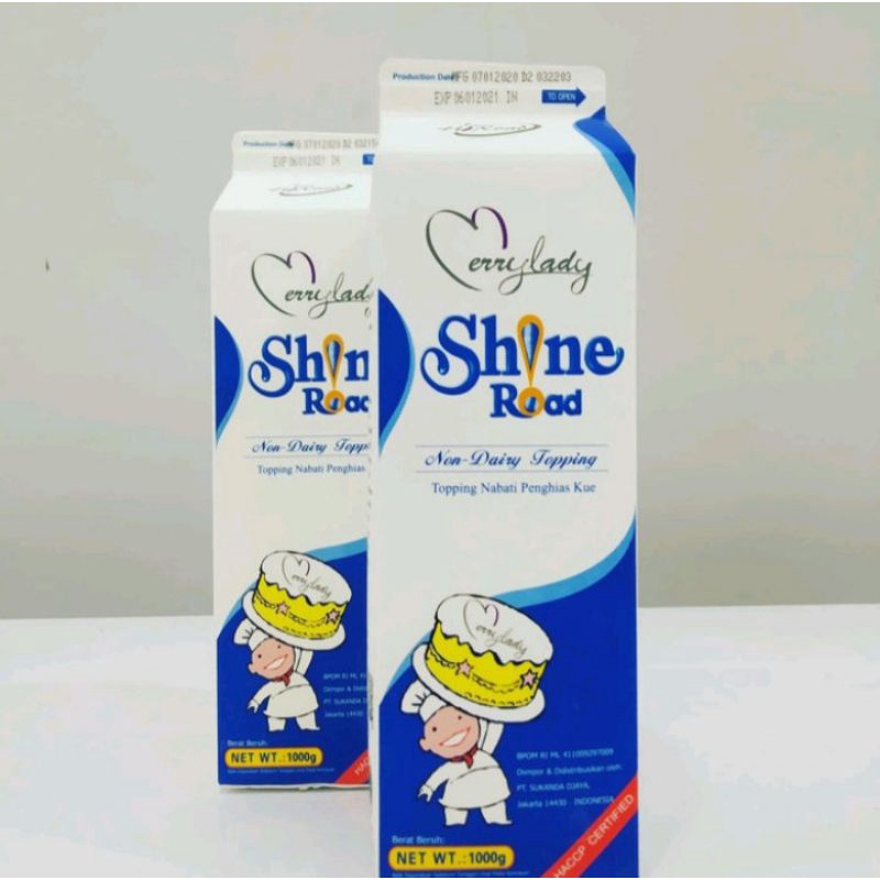 

Shine road non dairy whipped cream 1 kg
