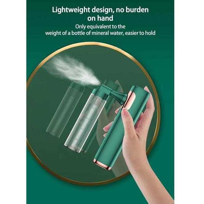 OXYGEN JE306 Nano Spray Gun 80ml UV Alat Semprot Uap  Semprotan Wajah Elektrik Cordless Disinfektan 