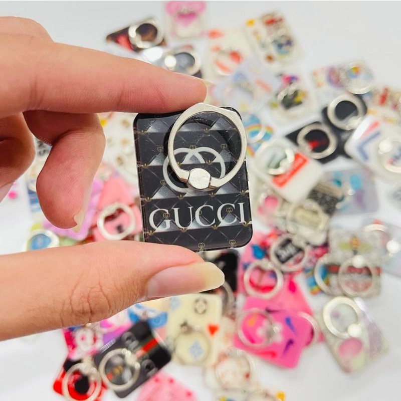 Ring Stand HP Bahan Besi Motif iRing Stand HP dan Tablet Kokoh