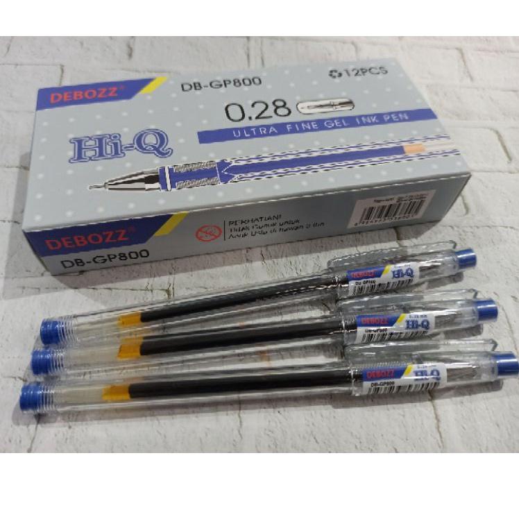 

Hadir Surprise Bulpen Hitech 0.28mm (12Pcs)/ Hi-Q Debozz DB-GP800