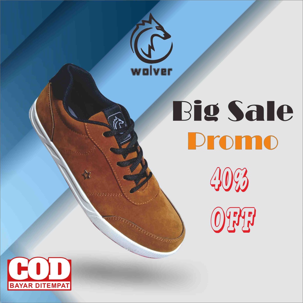 Sepatu pria casual hitam