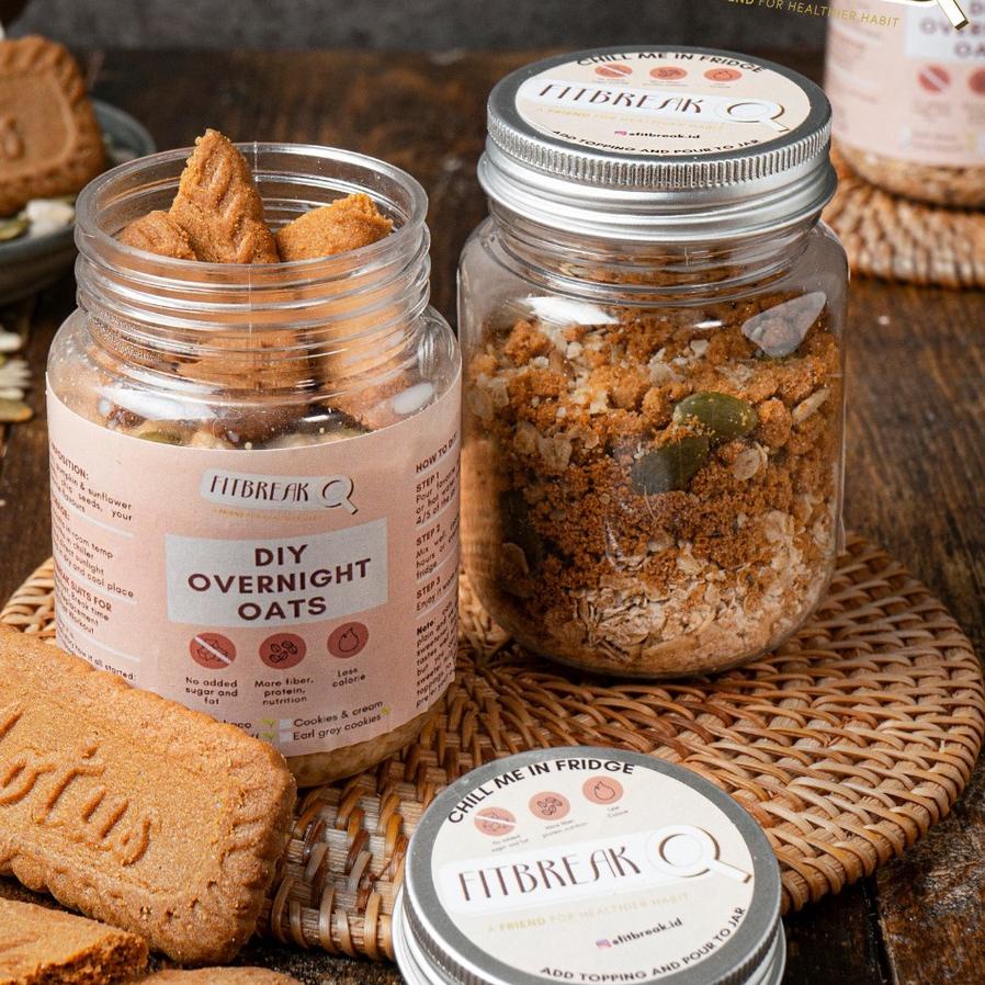 

TERLARIS BRANDS FESTIVAL Fitbreak - DIY Overnight Oats / Snack Oat Sarapan Sehat Rendah Kalori buruan