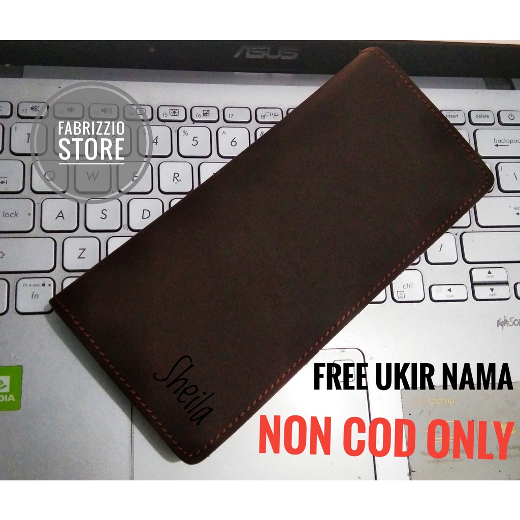 dompet panjang pria kulit asli