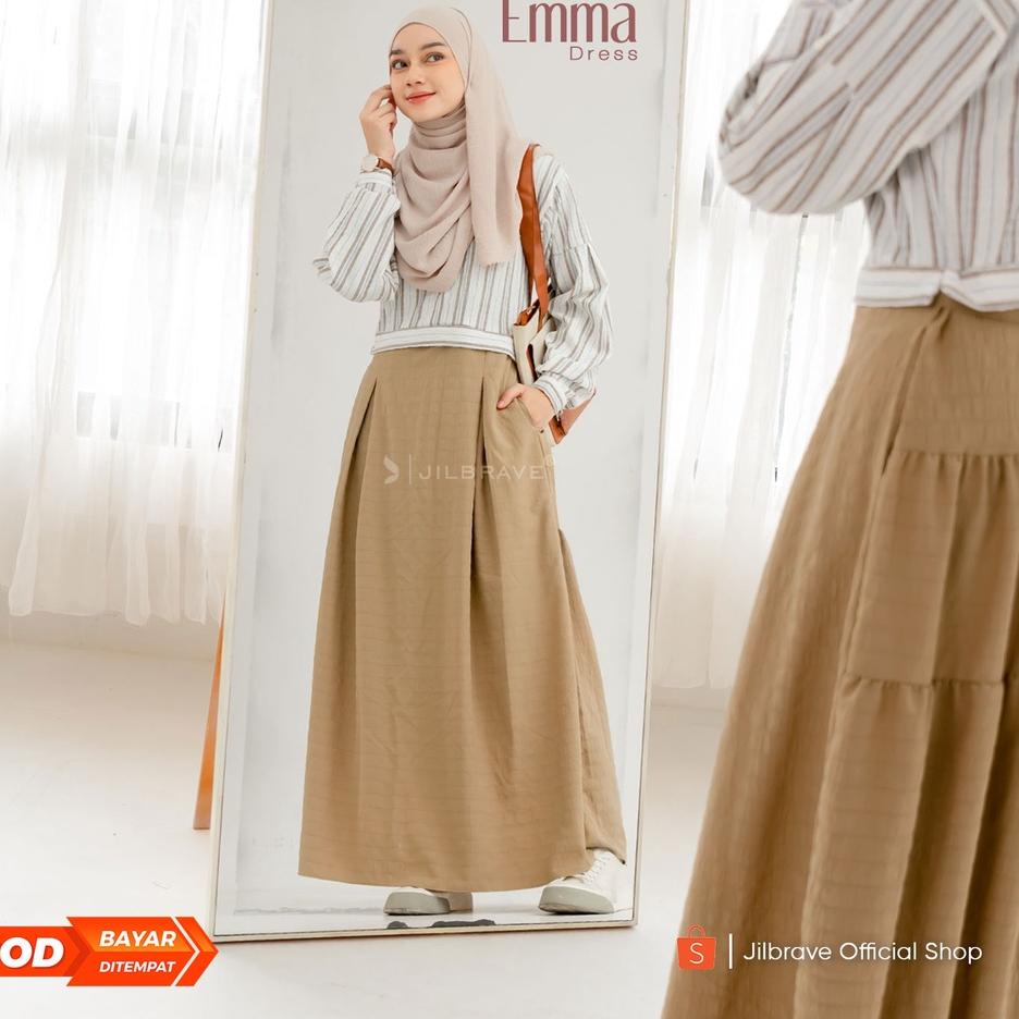 Chekout Jilbrave Emma Dress Model Reversible Dress Dengan 4 Varian Warna