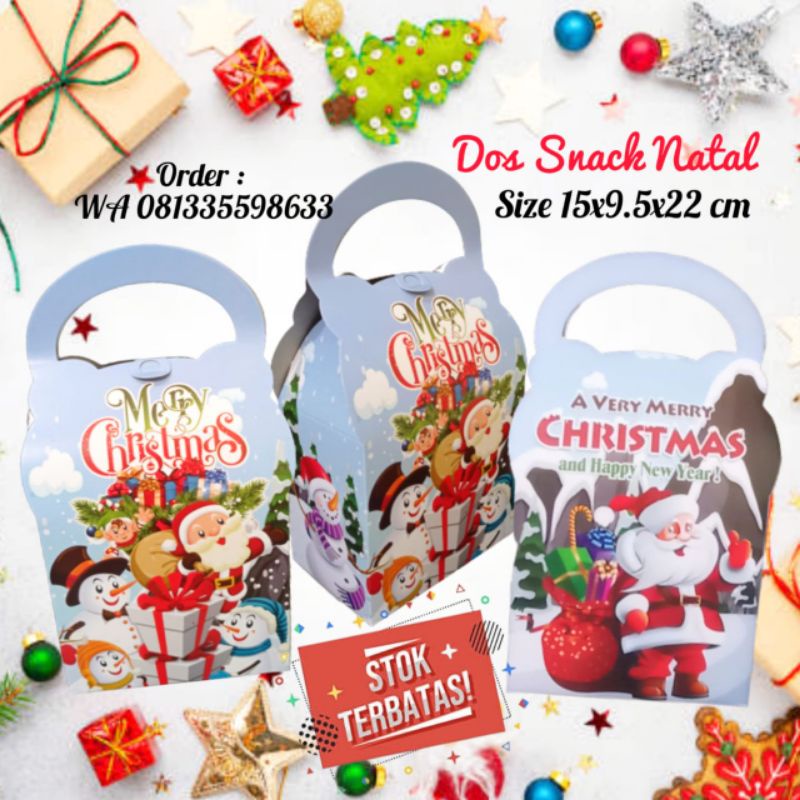 

Kotak Hampers Natal / Dos Snack Natal