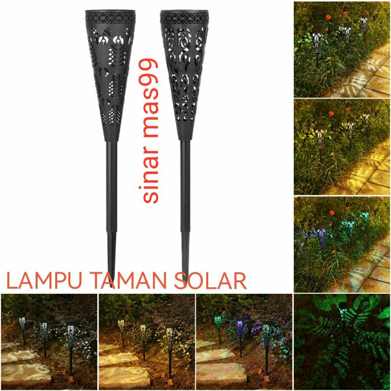 Lampu Taman Solar Tancap Kotak Dan Bulat Lampu Taman Tenaga Surya