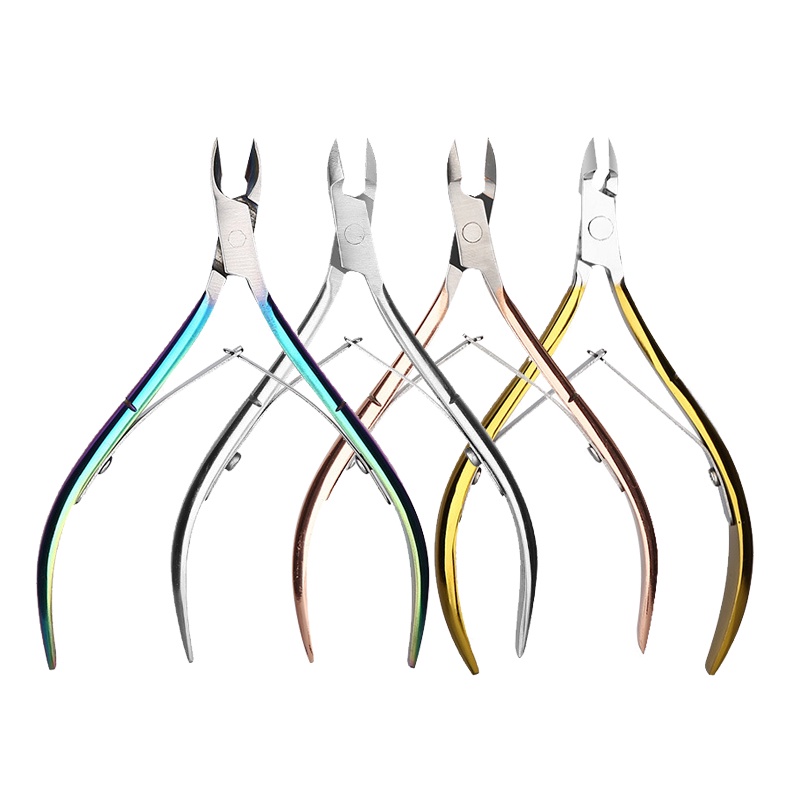 Gunting Kuku Kutikula Bahan Stainless Steel Dengan 2 Tang Untuk Manicure Pedicure