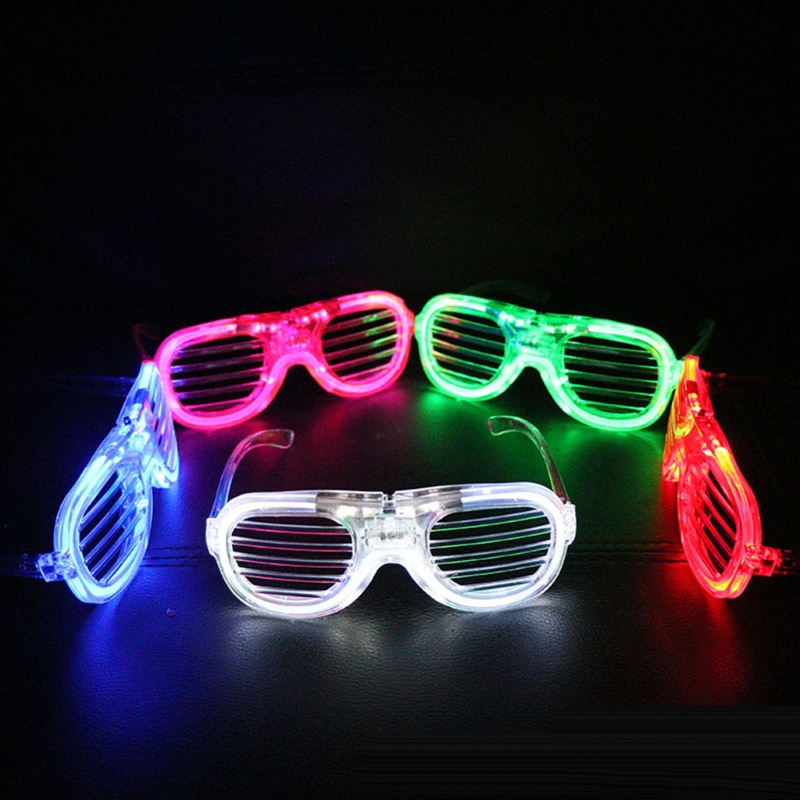 Party Glasses Kacamata DWP Party Ultra Rave Party Bisa Nyala Kacamata LMFAO Kacamata Neon Millenial Kacamata Kpop Kacamata Gaya Korea Kacamata DJ