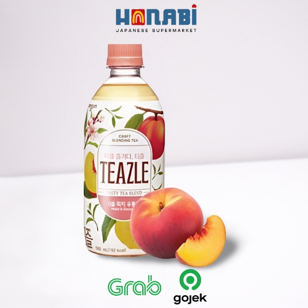 

Woongjin Teazle Peach & Oolong Tea 500ml - Teh Rasa Peach Made In Korea