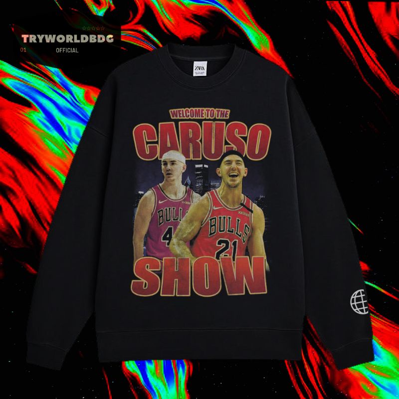 CREWNECK WELCOME TO THE CARUSO SHOW CHICAGO BULLS VINTAGE TEE / SWEATER / JAKET / HOODIE