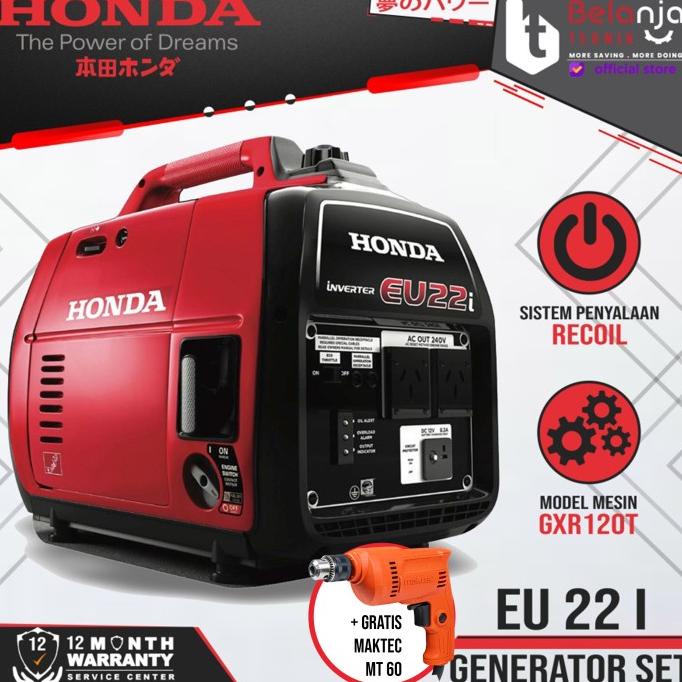 Genset Honda Silent Eu22I - Generator