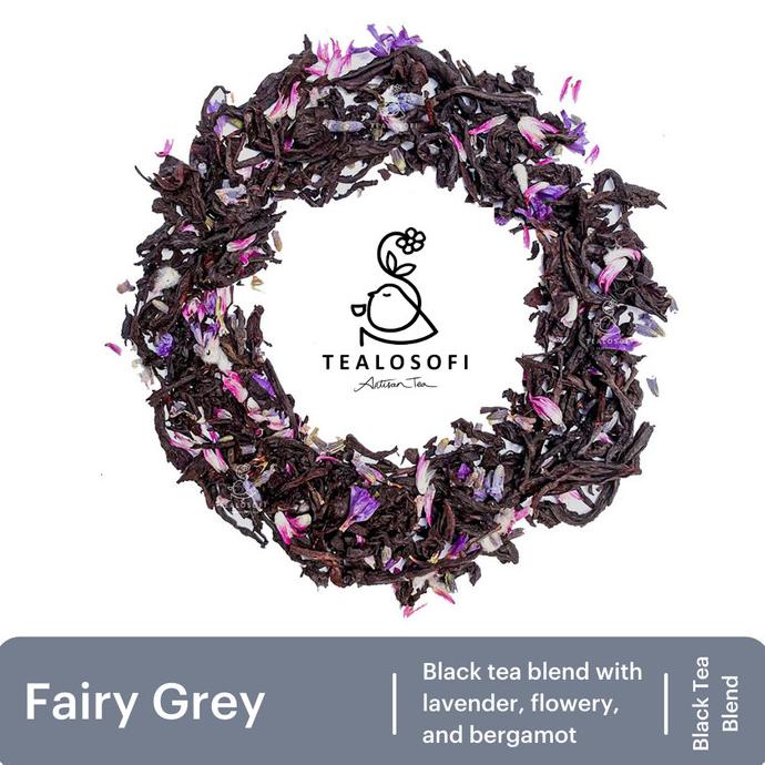 

[COD] Fairy Grey - Tealosofi Artisan Premium Tea Black Tea Blend - Teh Indon [COD]
