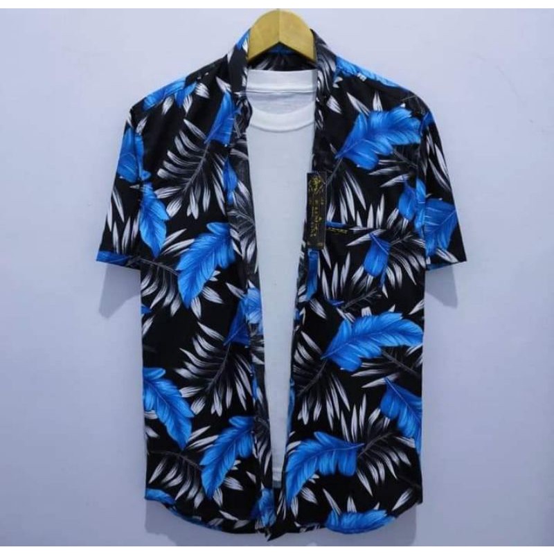 kemeja floral distro kemeja cowok kemeja surifng pria kemeja motif distro pria hem pria keren