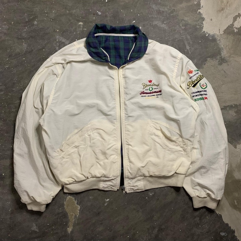 jaket vintage reversible bloodstock