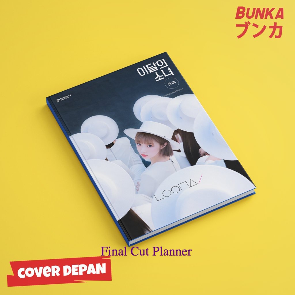 

buku tulis polos/bergaris KPOP Loona Midnight Yeojin Hardcover A5 Buku Tulis Catatan Notes Agenda Planner Jurnal