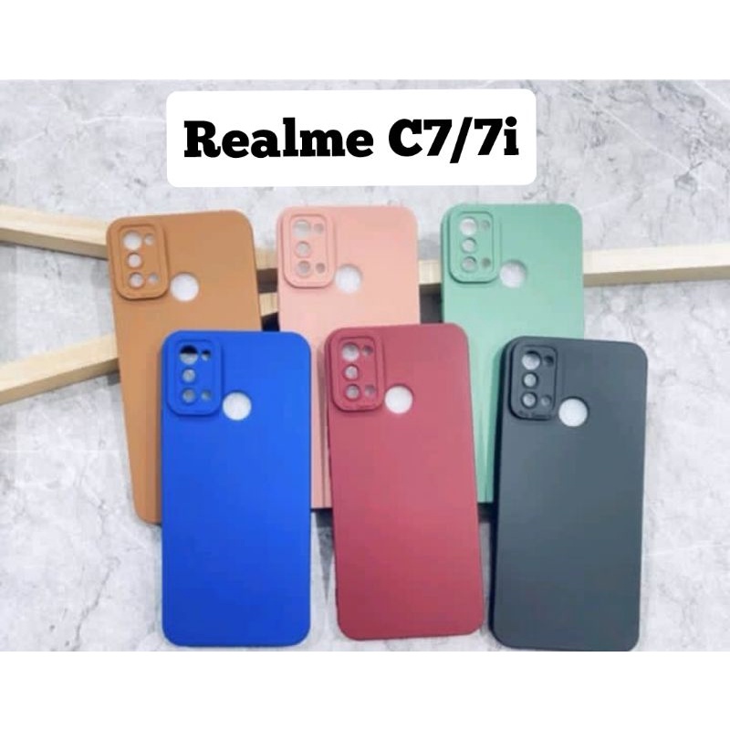 CASE TERBARU MACARON PRO CAMERA TIPE REALME C7/7i