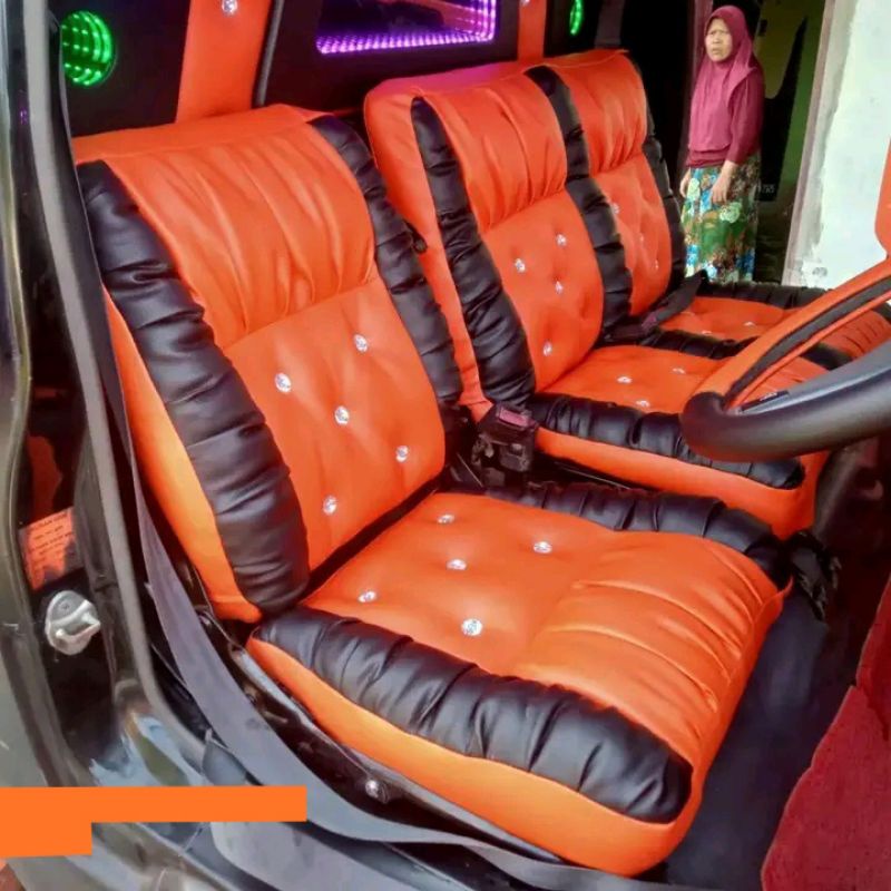 Sarung jok / Cover jok pick up ( Mitsubishi L300 ) model sofa kancing