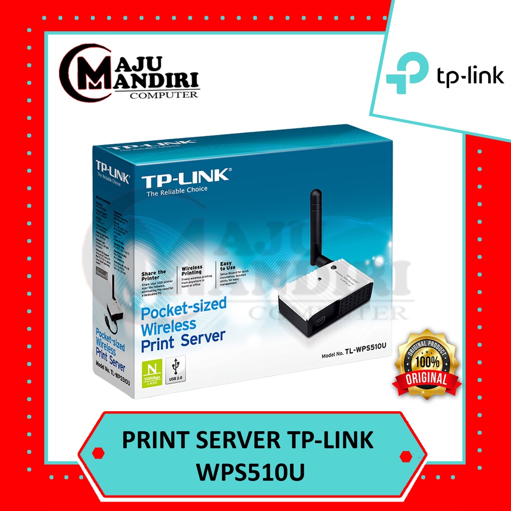 TP-LINK TL-WPS510U : TPLINK POCKET-SIZED WIRELESS PRINT SERVER