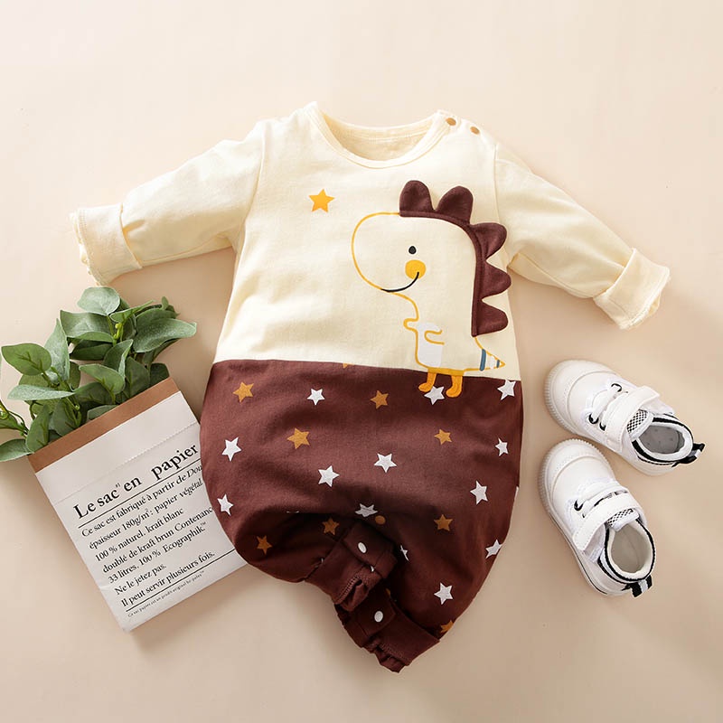 COD- Jumper lengan panjang motif Dino Star / jumper premium usia 0-2 tahun / jumper anak laki laki