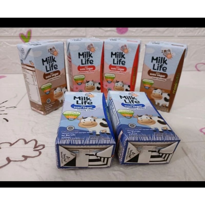 

susu uht milklife 125ml