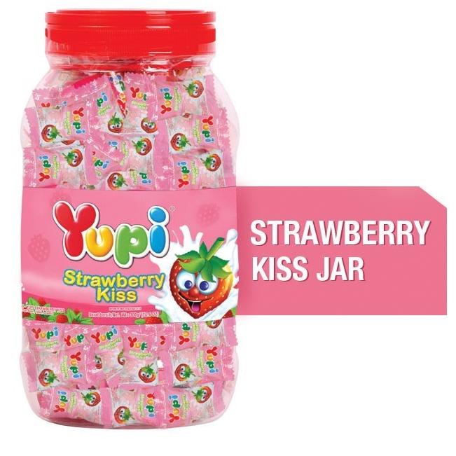 

Code3j3Ix--YUPI STRAWBERRY KISS KEMASAN JAR 300 gram - ( HARGA PER JAR )