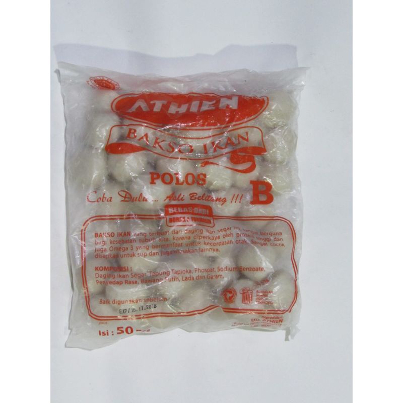 

Athien Baso Ikan Polos B 750 gram asli belitung