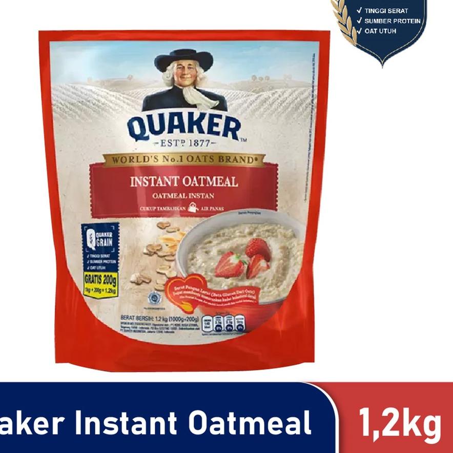 

Bisa COD Quaker Instant Oatmeal 1200 gr !