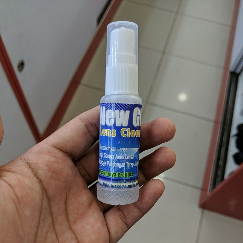Lens cleaner New Glow Ecer / Grosir. Isi 30 ml