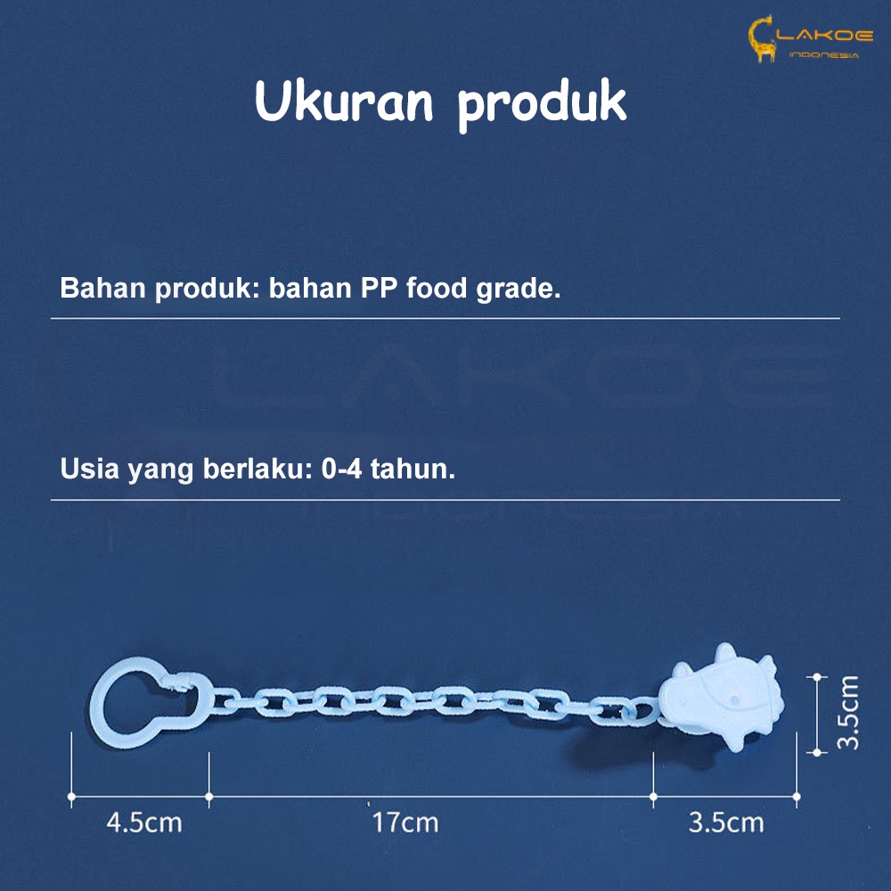 LAKOE Tali rantai empeng bayi tali dot bayi