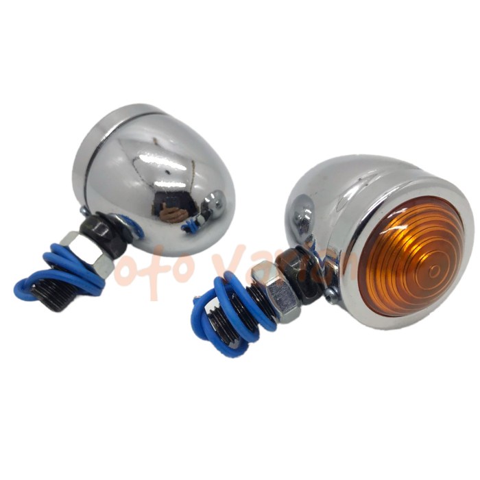 Lampu sein japstyle sen custom klasik motor - Crome