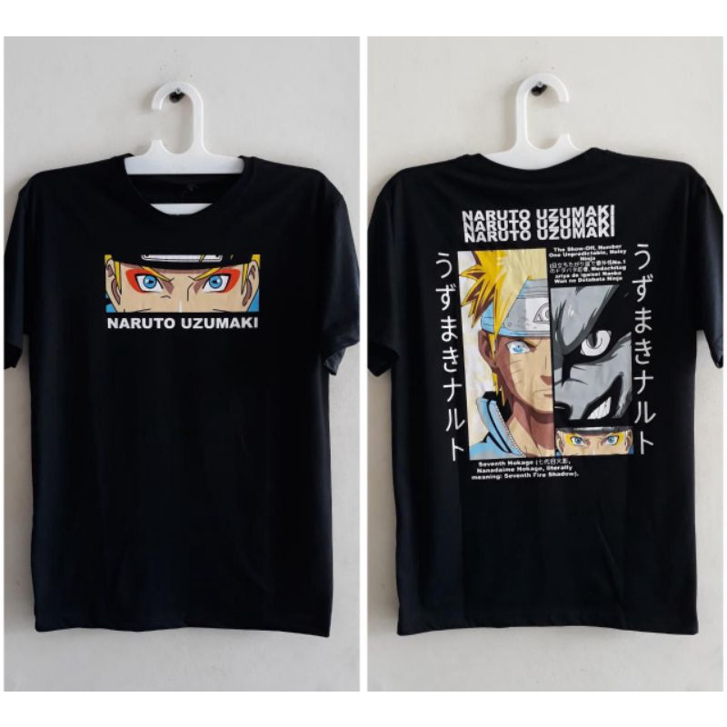 Kaos uzumaki naruto distro terbaru