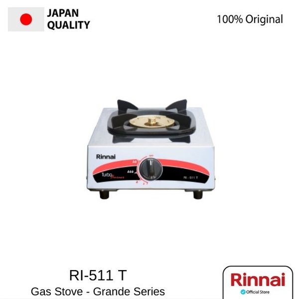 Rinnai Kompor gas 1 Tungku Api Turbo - RI-511-T-Kompor-Kompor Gas-Original-New Arrival-Rinnai-Rinnai