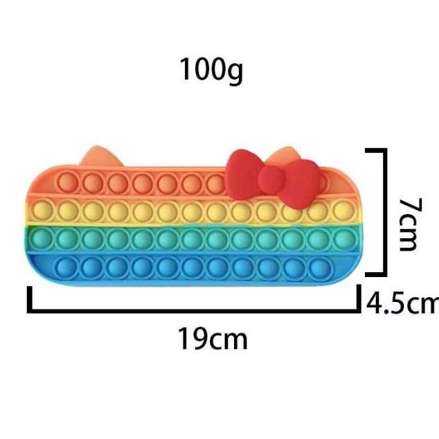 

Kotak Pensil Pop It Pencil Case Tempat Penyimapan Pencil Popit Rainbow