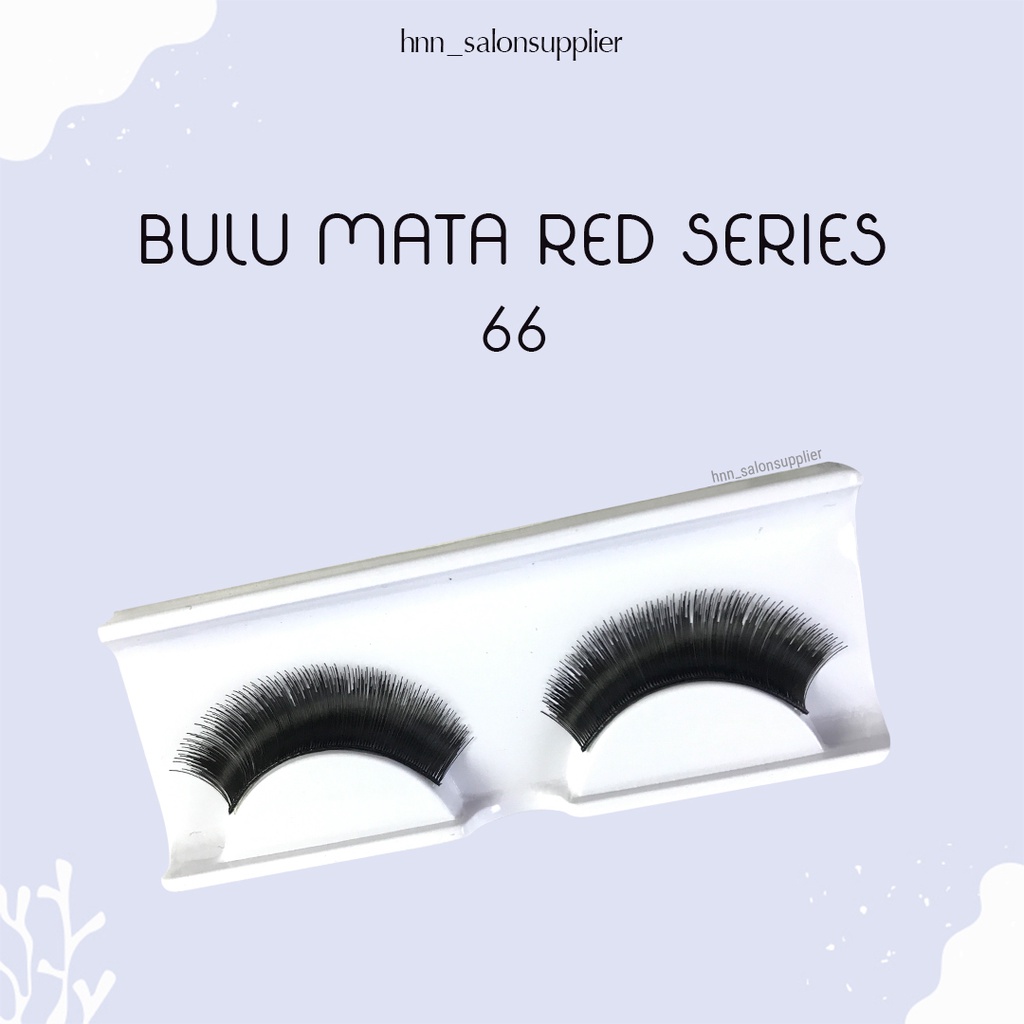 66 Bulu Mata Palsu Handmade Fake Eyelash Eye Lashes Lash Artifivial Belle Eyelashes