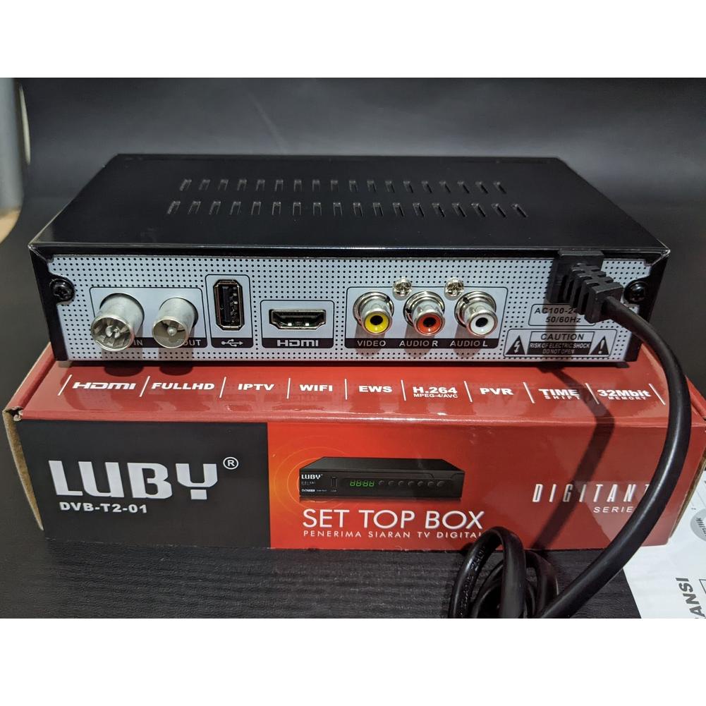 [Art. 5900F] STB Set top box Luby Penerima Siaran Tv Digital TV Receiver Tiktok, Video Youtube Smart